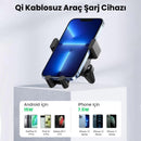 Ugreen 15W Auto Lock QI Wireless Charging Car Charger (Black) (CD256/40118)