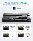 Orico M.2 SATA SSD Enclosure 10Gbps (DDM2-C3) (Black)