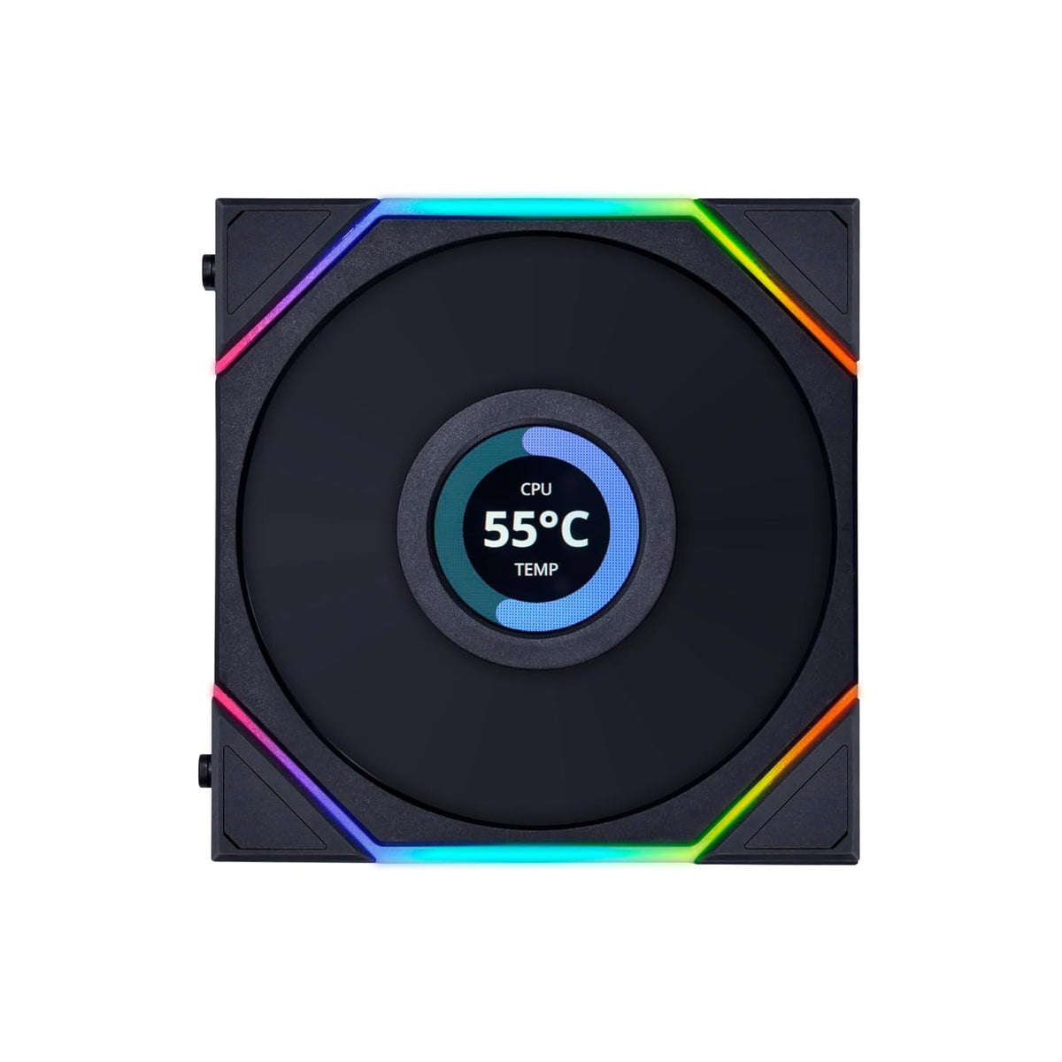 Lian Li Uni Fan TL Wireless LCD 120mm Reverse Blade Revolutionary ARGB Triple Fan