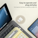 Ajazz AF84 Dual-Mode 84-Keys Membrane Keyboard (White/Yellow)