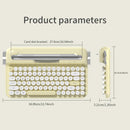Ajazz AF84 Dual-Mode 84-Keys Membrane Keyboard (White/Yellow)