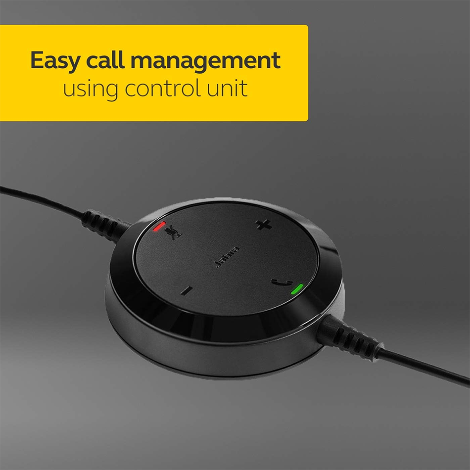 Jabra Evolve 20 Stereo UC USB-C/A Noise-Cancelling Headset (Black)