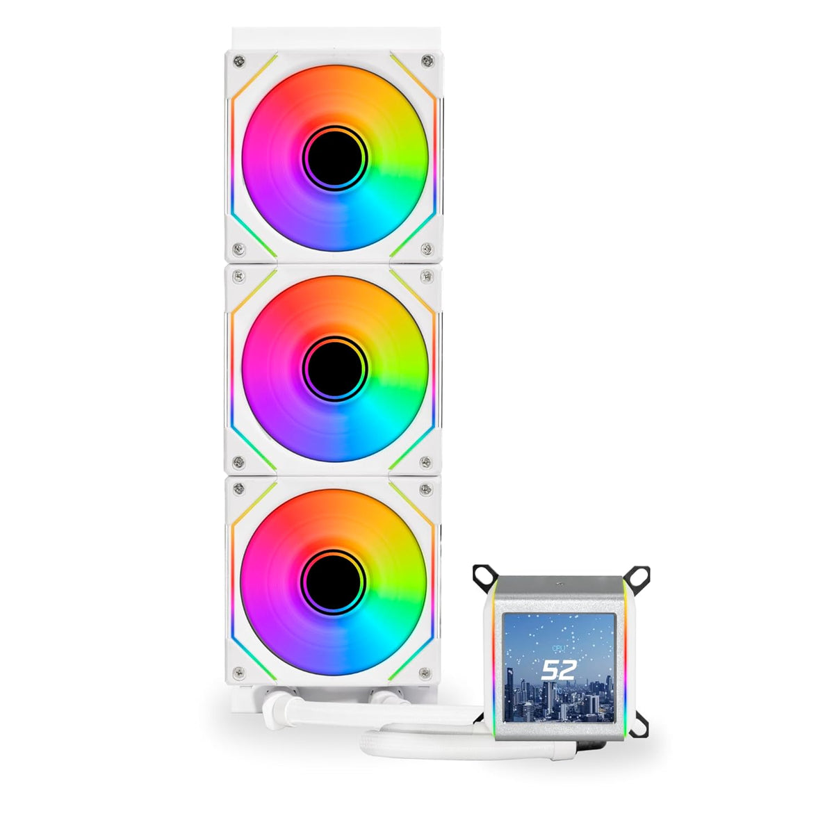 LIAN LI Galahad II LCD SL-INFINITY 360 RGB X3 120mm Close Loop CPU Cooler (GA2ALCD36IN)