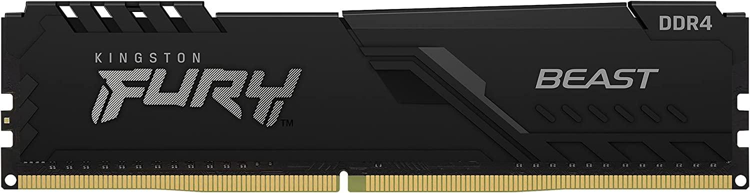 DataBlitz - Kingston Fury Beast 8GB (1X8GB) DDR4 RGB SE 3600MT/S Memory  (White) (KF436C17BWA/8)