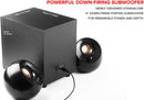 Creative Pebble Plus Modern 2.1 USB Desktop Speakers With Subwoofer (Black)