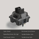 Akko V3 Pro Cream Black Switches (45 Pcs)