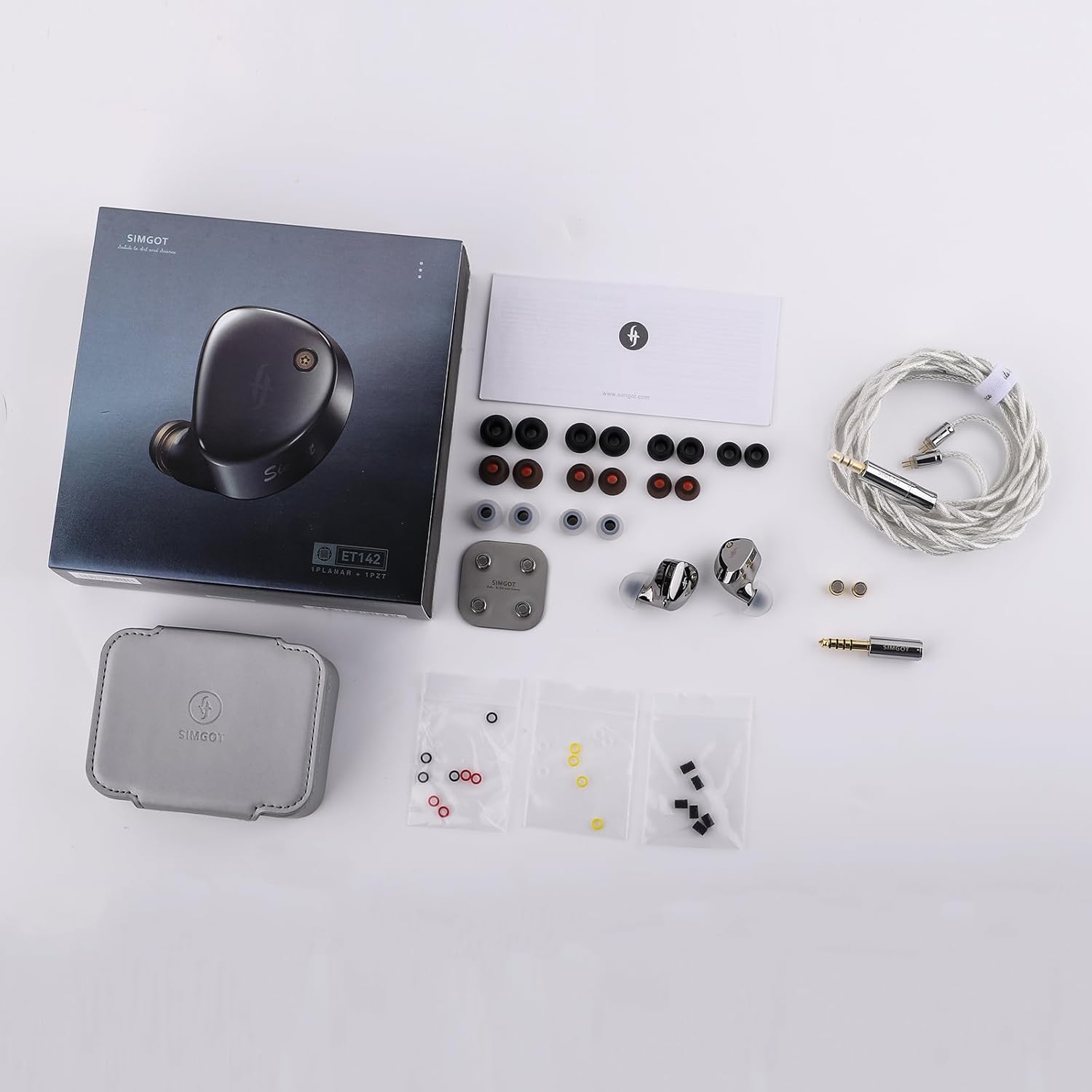SIMGOT ET142 Advanced Dual-Symmetric Magnetic Planar & PZT In-Ear Monitor