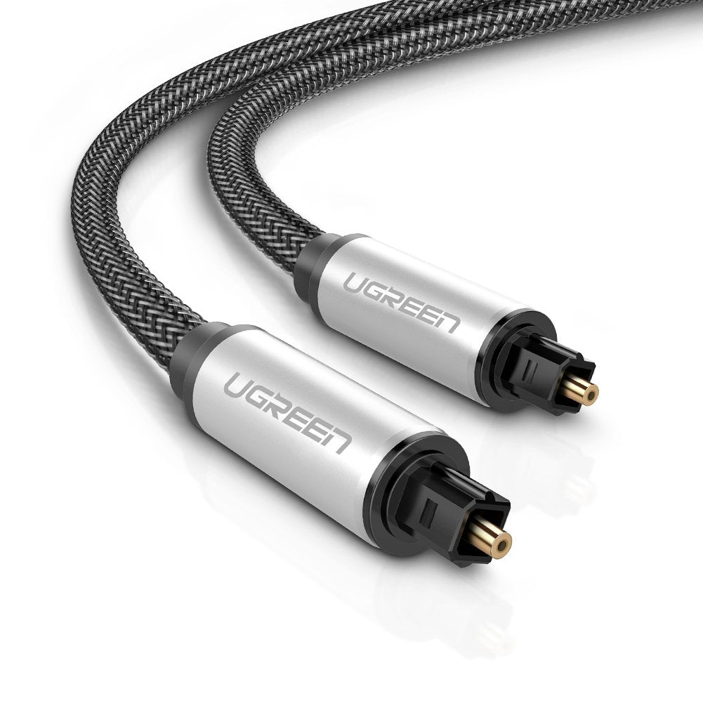 Ugreen Toslink Optical Male to Male Audio Cable - 1m (Gray/Silver) (AV108/10539)