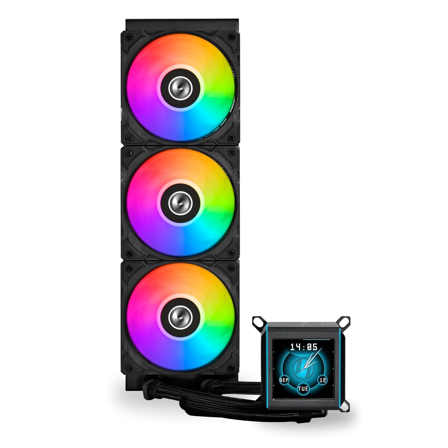 LIAN LI Galahad II LCD 360 RGB X3 120MM Close Loop CPU Cooler (GA2ALCD36)