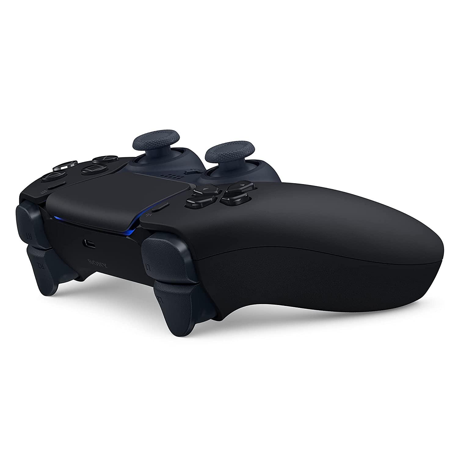 PS5 DualSense Wireless Controller Midnight Black + USB Cable for PC