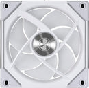 Lian Li Uni Fan SL-Infinity 120 RGB Revolutionized Daisy-Chain ARGB Fan With Controller (Triple Pack) (WHITE) (UF-SLIN120-3W)