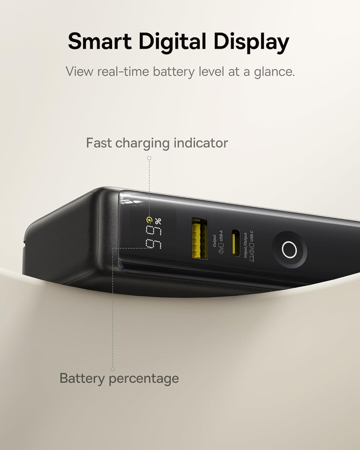 Baseus Nomos NT11 3-in-1 Omni-Charge Power Bank with Digital Display