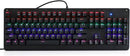 E-Yooso K-600 Rainbow Light 104 Keys Wired Mechanical Keyboard Black