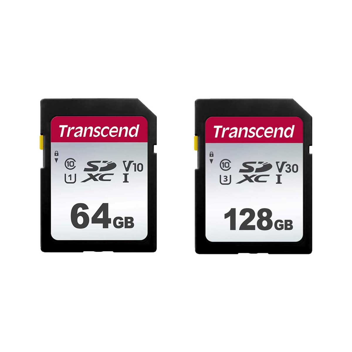 Transcend 300S SDXC UHS-I Class 10 U1 V10 100MB/S Read SD Card (64GB,
