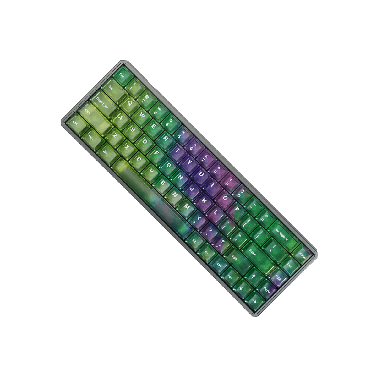 Akko MOD68 HE Aluminum Case Wired ARGB Magnetic Keyboard (Grey-Aurora)