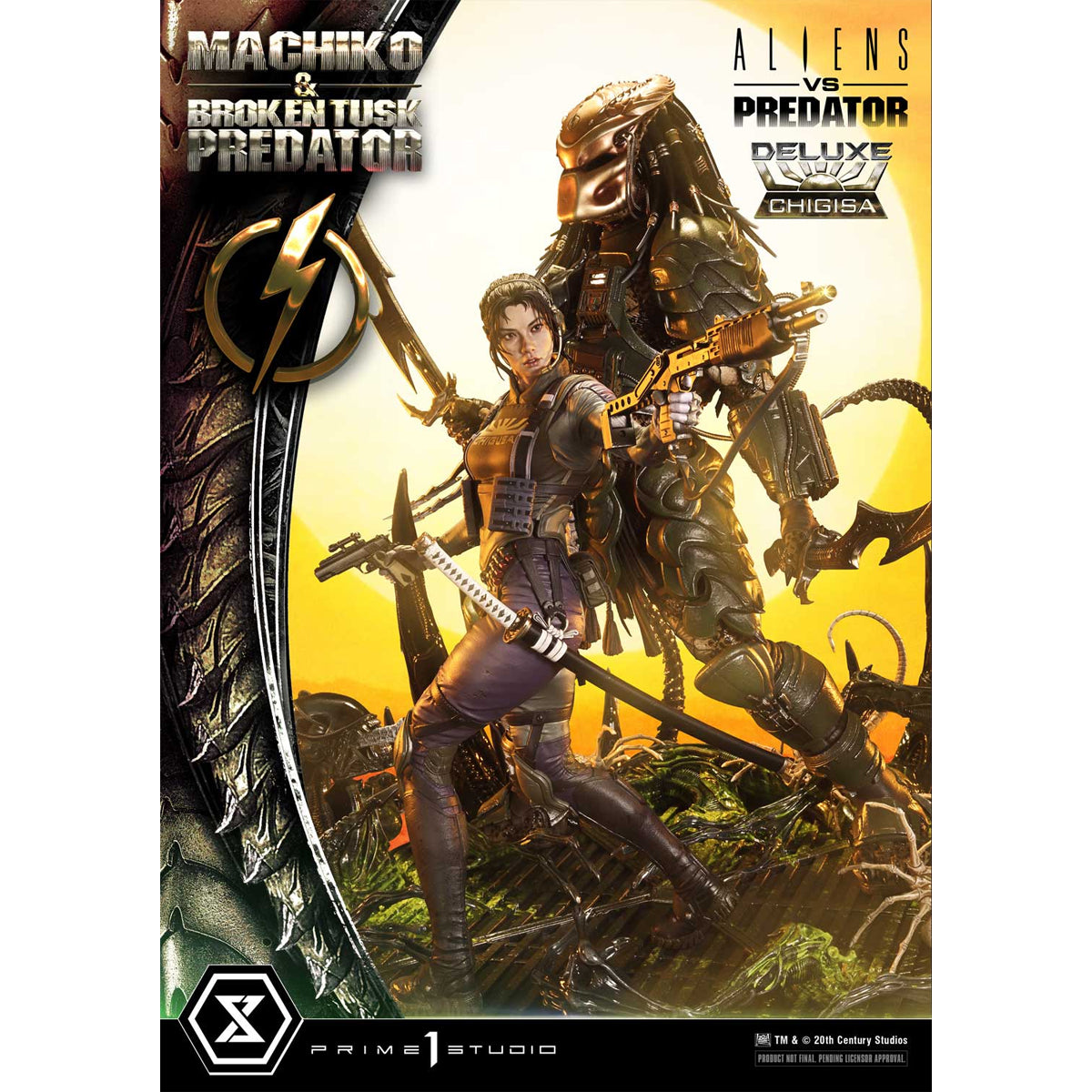 Ultimate Premium Masterline Aliens vs. Predator Machiko & Broken Tusk