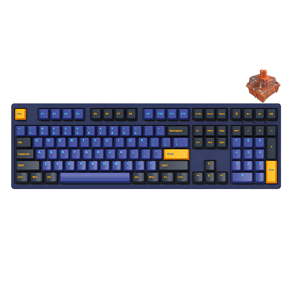 AKKO HORIZON 3108 DS MECHANICAL KEYBOARD (AKKO SWITCH 2ND GEN ORANGE) - DataBlitz