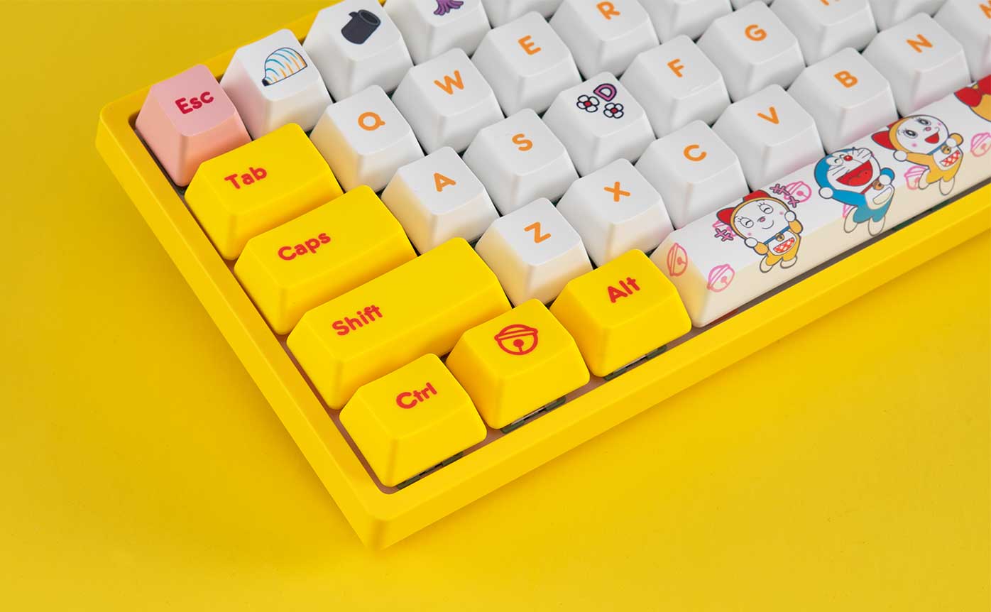 Akko Dorami 3068V2 BT5.0 RGB Hot-Swappable Mechanical Keyboard (Akko CS Ocean Blue)