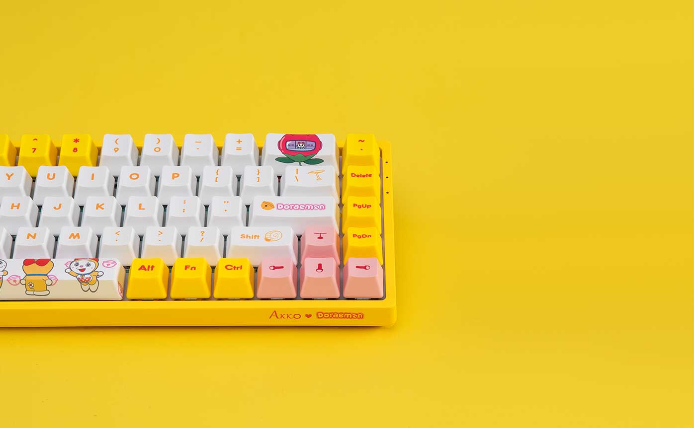 Akko Dorami 3068V2 BT5.0 RGB Hot-Swappable Mechanical Keyboard (Akko CS Ocean Blue)