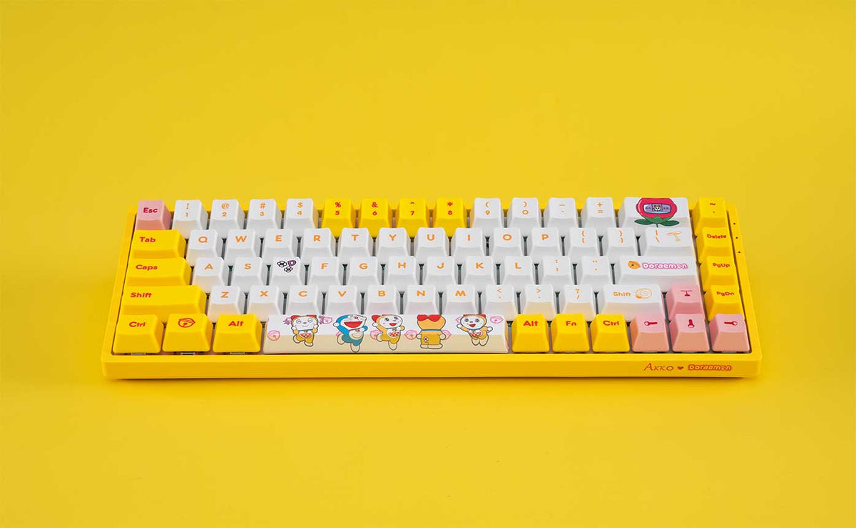 Akko Dorami 3068V2 BT5.0 RGB Hot-Swappable Mechanical Keyboard (Akko CS Ocean Blue)