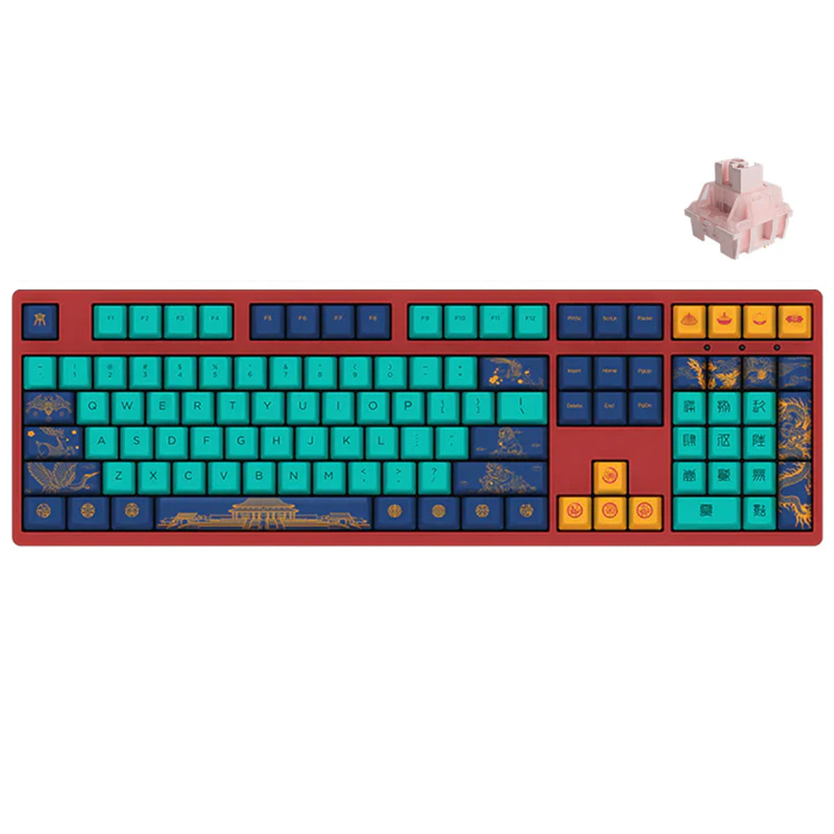 Akko World Tour Beijing 3108V2 Mechanical Keyboard (Akko CS Sakura)