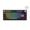 AKKO PC75B Plus V2 Black & Gold RGB Mechanical Keyboard (AKKO CS Crystal)