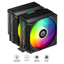 ID-Cooling Frozn A620 Pro SE ARGB Twin Tower CPU Cooler with 2x120mm PWM FAN (Black)