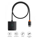 Baseus AirJoy Series 2-in-1 Bidirectional HDMI Switch with 1m Cable (Cluster Black) (B01331105111-01)