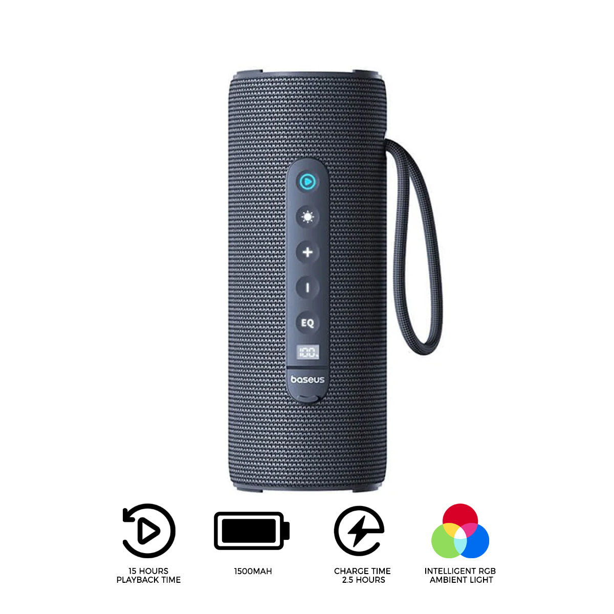 Baseus AeQur 30 Air Portable Wireless Speaker (Twilight Grey) (A20072600826-00)