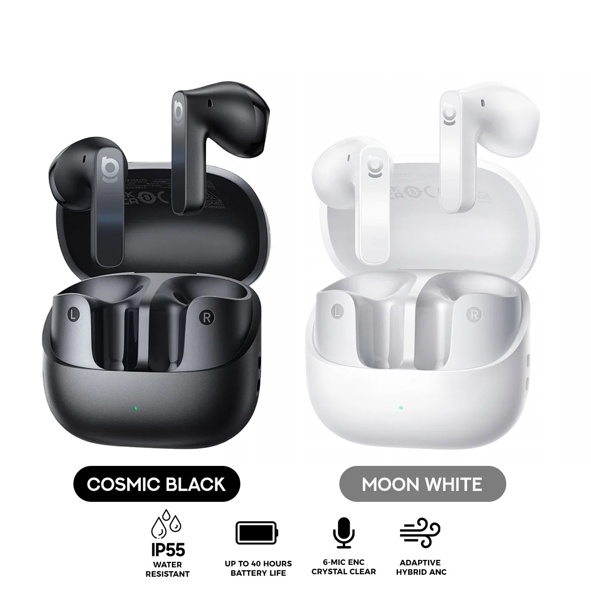 Baseus Bass BS1 NC Semi-in-Ear True Wireless Earbuds