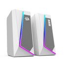 Redragon Anvil Stereo Gaming Speaker (White) (GS520W)