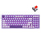 E-Yooso Z-94 Single Light 94-Keys Hot-Swappable Wired Mechanical Keyboard Deep Purple (Red Switch)