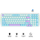 E-Yooso Z-99 RGB 99-Keys Wired Mechanical Keyboard Blue/White/Purple (Blue Switch)
