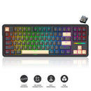 Redragon K728GGY-RGB-PRO Antonium 87 Keys 80% Gasket Mounted TKL Wireless Mechanical Keyboard (RPC Linear Switch) (Grey/Yellow)
