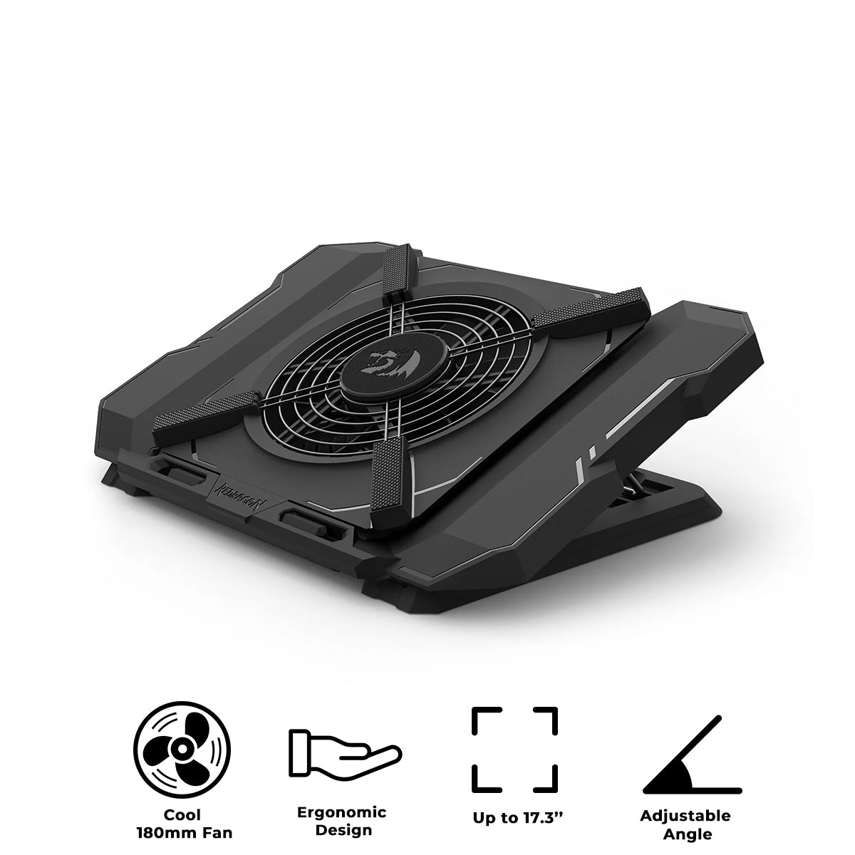 Redragon Neurolink GCP513 180mm Fan USB Laptop Cooling Pad (Black)