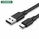 UGREEN USB-A 2.0 TO USB-C CABLE NICKEL PLATING 2M CHARGING AND DATA CABLE (BLACK) (US287/60118) - DataBlitz