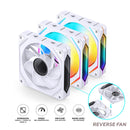 Jonsbo ZL-120WR ARGB 3-in-1 Reverse Magic Fan (White)