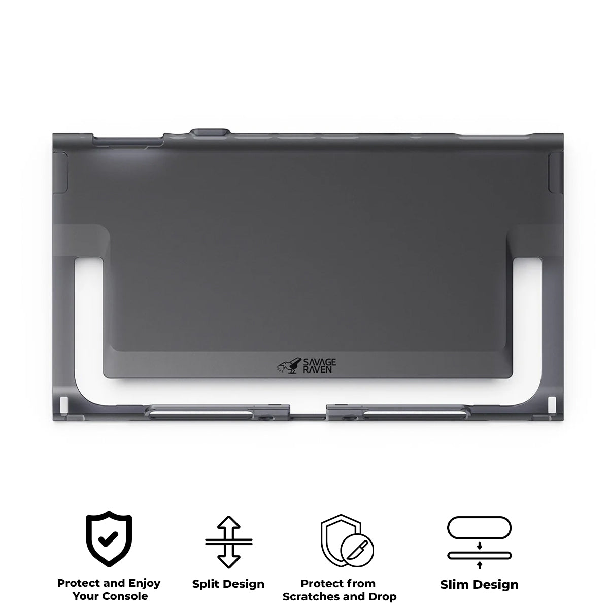 Skull & Co. FissionGrip MainBody Case for Nintendo Switch 2 (Black) (NS2FSG-BD-BK)