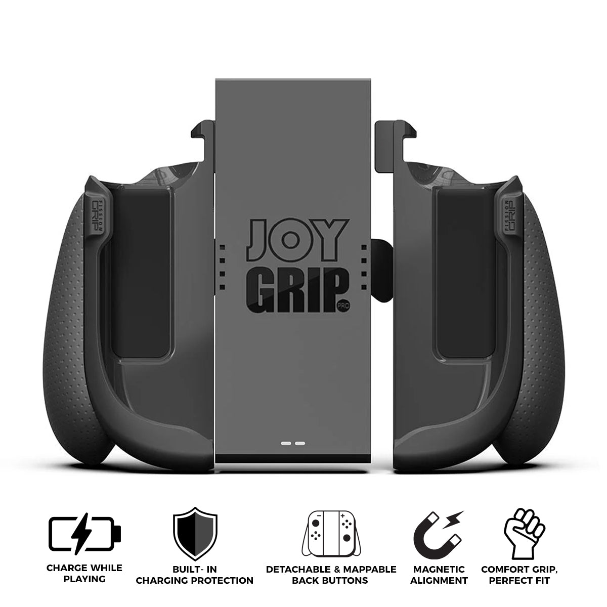 Skull & Co. Joy Grip Pro for Nintendo Switch 2 (Black) (NS2JGP-BK)