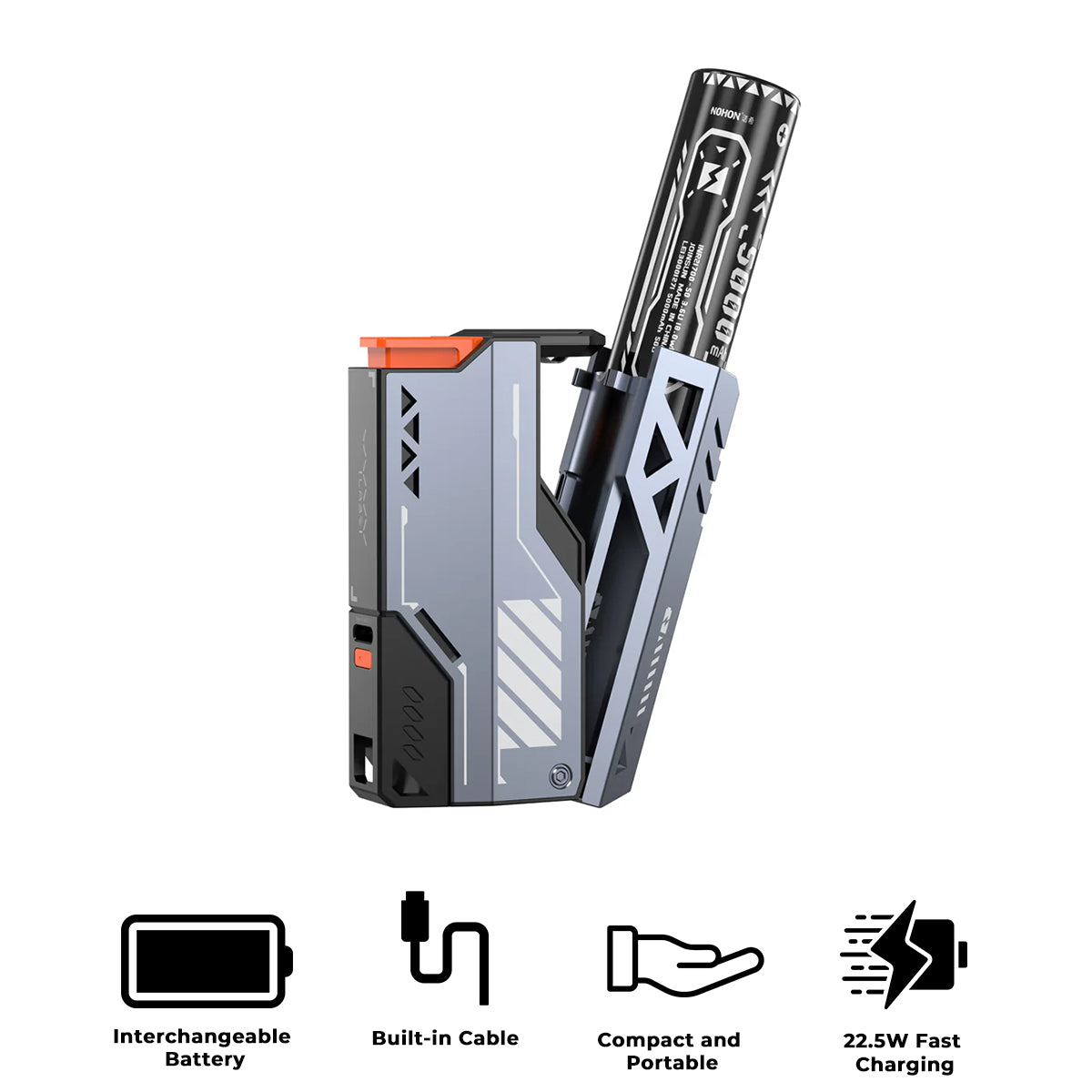 Vyvylabs NexCell Detachable Fast Charger Power Bank 10000mAh 22.5W
