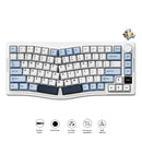 Ajazz AKS075 RGB Tri-Mode 75% Keys Hot Swappable Mechanical Keyboard with Screen (Blue/White/Blue) (Day Dream Switch)