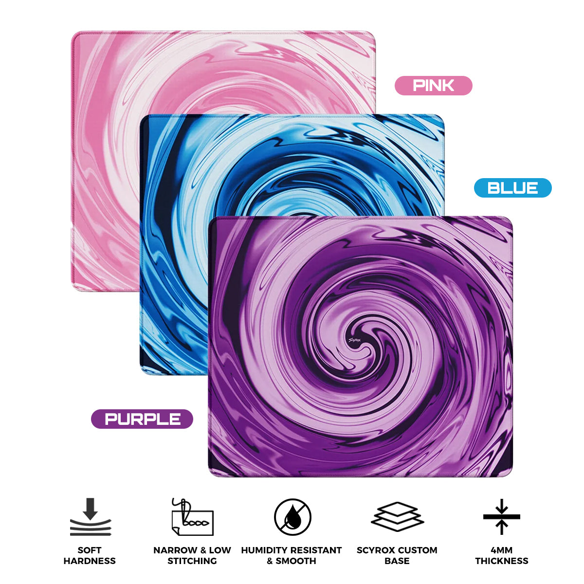 Scyrox Tornado Gaming Mouse Pad (490x420x4mm)