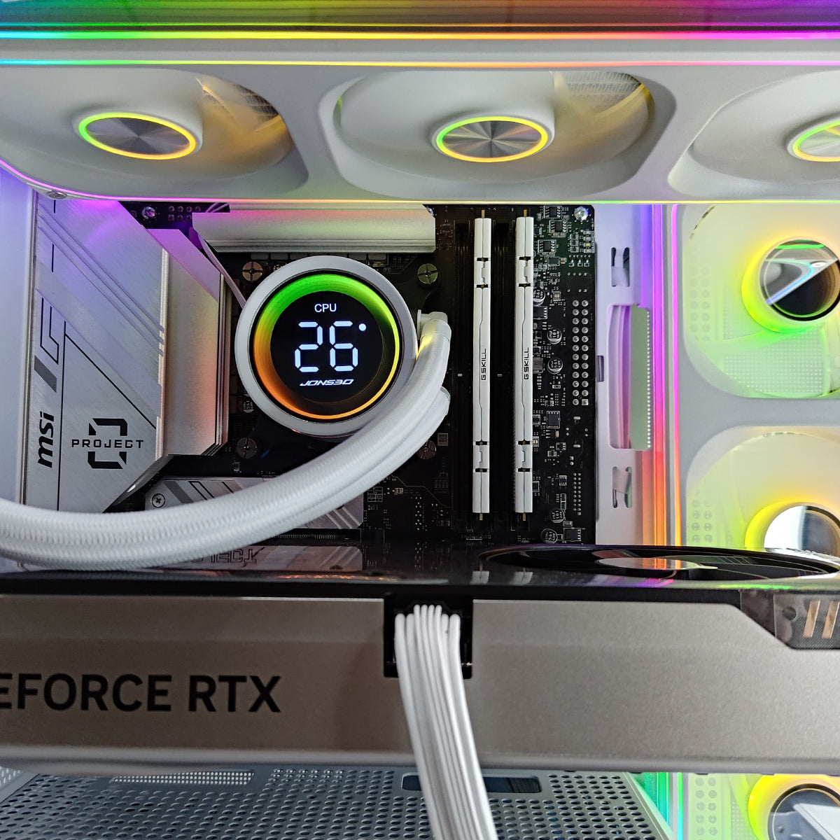 Optima D300 White Desktop Gaming PC | DataBlitz