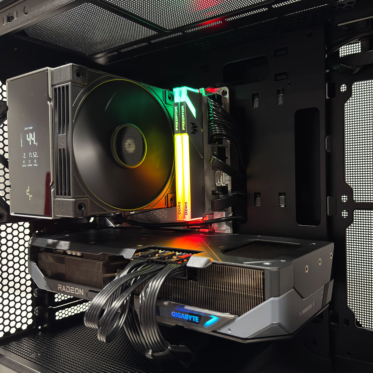 Ultra Alloy MATX Black/Gold Desktop Gaming PC