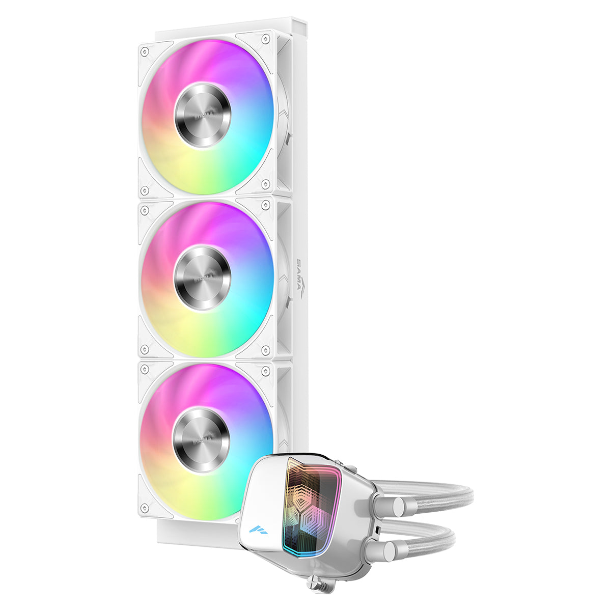 Sama L70 360mm AIO ARGB Liquid CPU Cooler with Infinity Mirror Effect