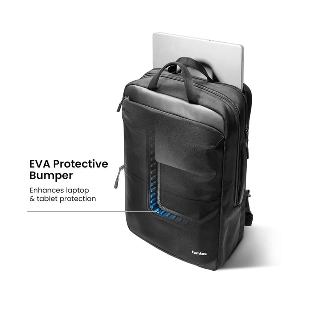 Tomtoc Navigator-T71 15.6" 24L Premium Urban Laptop Backpack (Black) (T71M2D1)