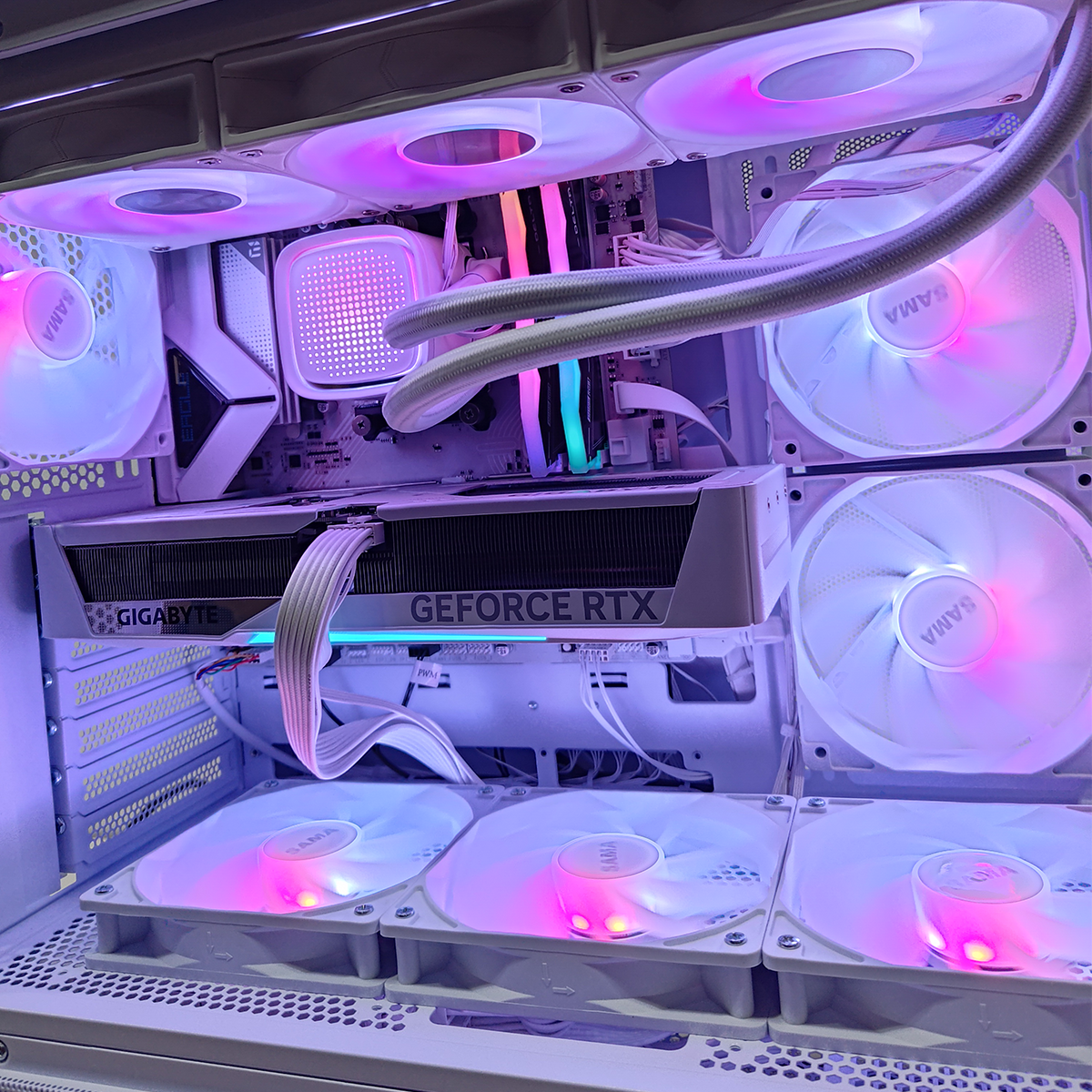 Optima V40 White Desktop Gaming PC | AMD Ryzen 7 7800X3D | 16GB RAM | 1TB SSD| RTX 5070 | Windows 11 Pro