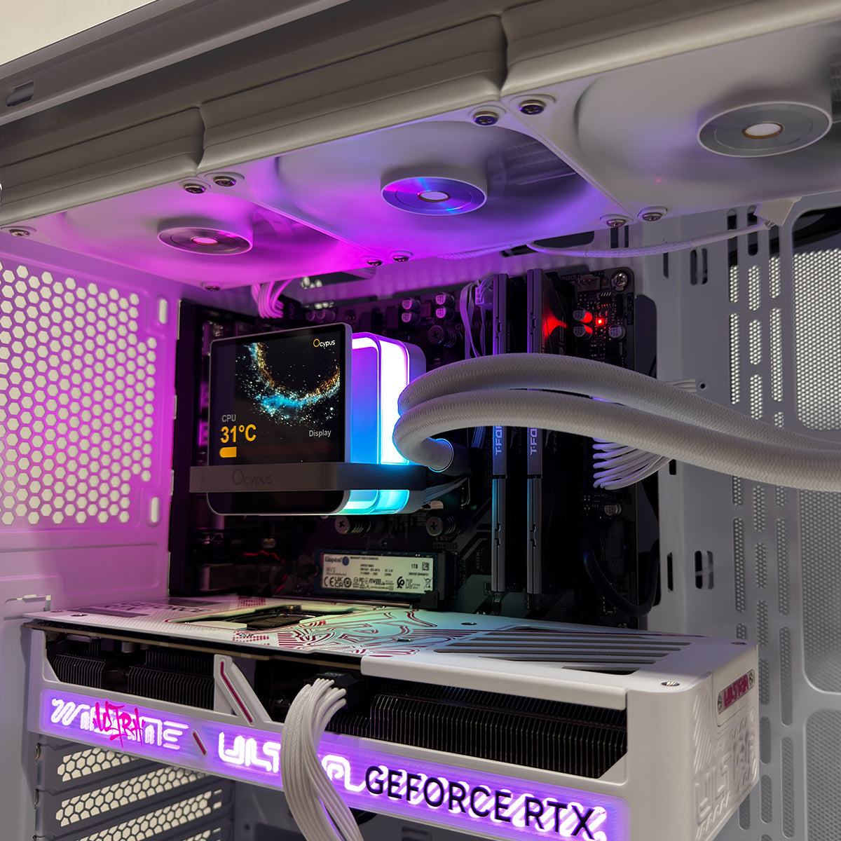 Optima C285P White Desktop Gaming PC