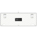 E-YOOSO Z-87 Yellow Single Light 87 Keys Wired Mechanical Keyboard White/Grey/Yellow (Red Switch)
