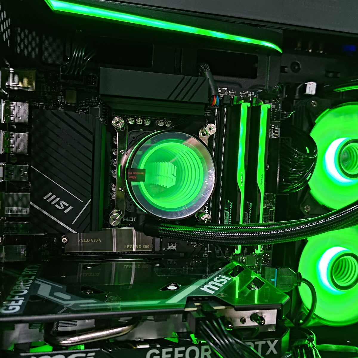 Aurora TH285M Luxury Black Desktop Gaming PC | Intel i5 14400 I 32GB RAM I 1TB SSD I RTX 4060 TI I Windows 11 Pro